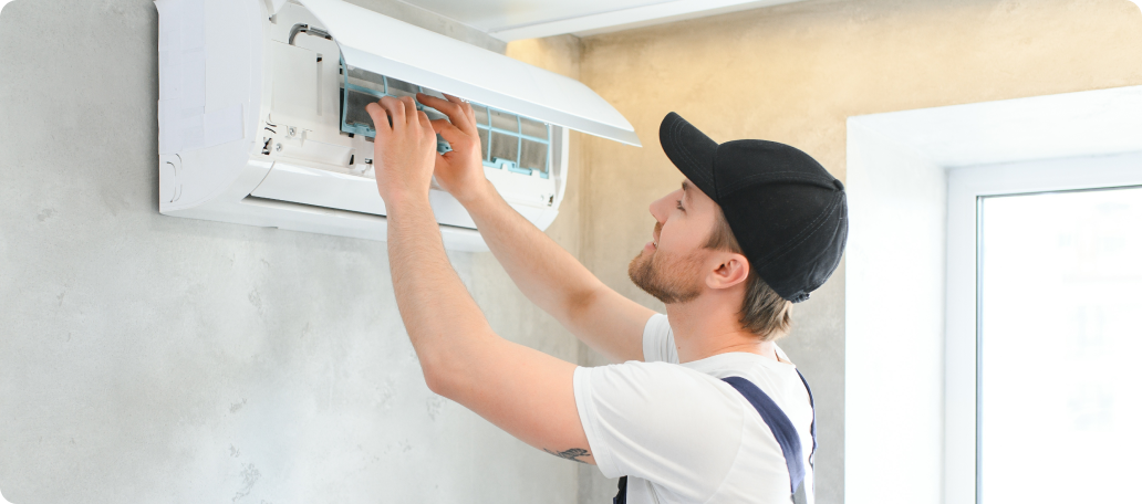 Fixing air-conditioning unit