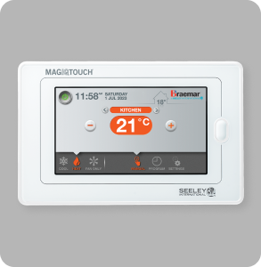 Smart thermostat for gas ducted heating