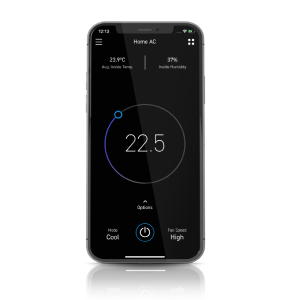 Smart home thermostat app mobile